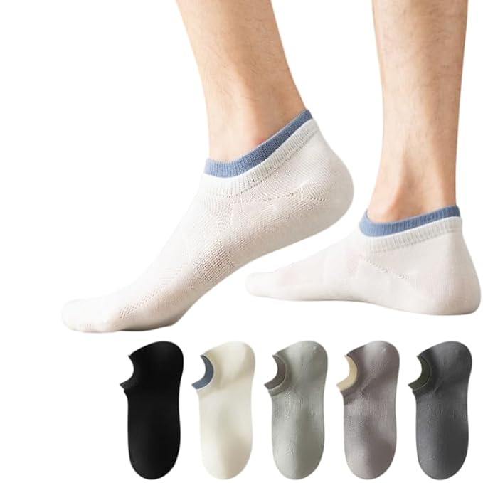 Celary Socks for Men||Cotton Ankle Length Socks||Colour Full||Odour free||Breathable Every Day Use 5 Piece SOCKS - Image 2