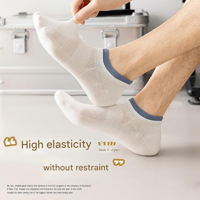 Celary Socks for Men||Cotton Ankle Length Socks||Colour Full||Odour free||Breathable Every Day Use 5 Piece SOCKS - Image 8