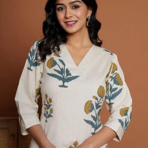 INDO ERA Women's Catton Ethnic Co-Ord Set | Kurta Pant Set | Kurta Palazzo Set | Stylish Cotton Suit Set for Women,10071 | Co Ord Set For Women Stylish |