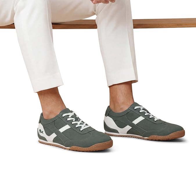 Neeman's Urban Casual Sneakers for Men | Stylish Canvas Casual Shoes | Lightweight Lace-Up Footwear | Breathable Comfortable Everyday Sneaker - Image 3