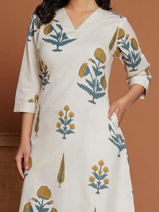 INDO ERA Women's Catton Ethnic Co-Ord Set | Kurta Pant Set | Kurta Palazzo Set | Stylish Cotton Suit Set for Women,10071 | Co Ord Set For Women Stylish | - Image 2