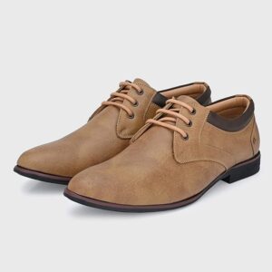 Centrino Derby Formal Shoes for Men | Classic Lace-Up Dress Shoes | Office, Party Lightweight & Comfortable with Cushion Insole (7956)