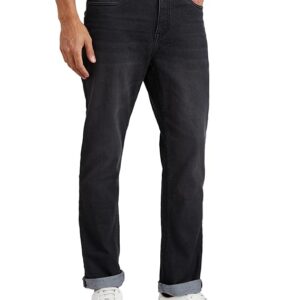 Amazon Brand - Symbol Men Cotton Rich Stretchable Regular Fit Jeans | Casual Denim