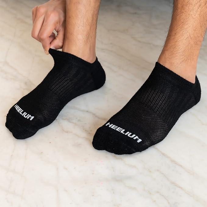 HEELIUM Bamboo Ankle Socks for Men & Women | Ultra-Soft, Odour-Free, Thin & Breathable | 3X Softer than Cotton | Sizes - M (UK 4-8) & L (UK 9-13) - Image 2