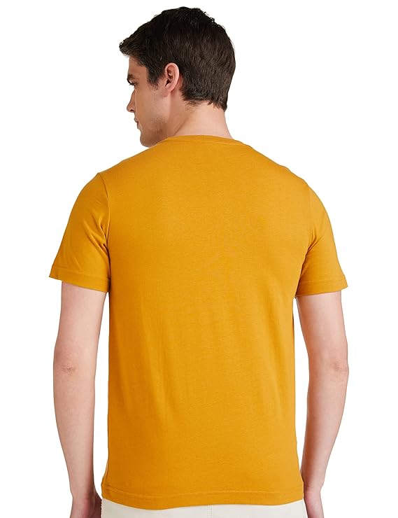 Amazon Brand - Symbol Men's Solid Cotton T Shirt | Round Neck | Half Sleeve | Plain-Regular Fit (Available in Plus Sizes) - Image 5