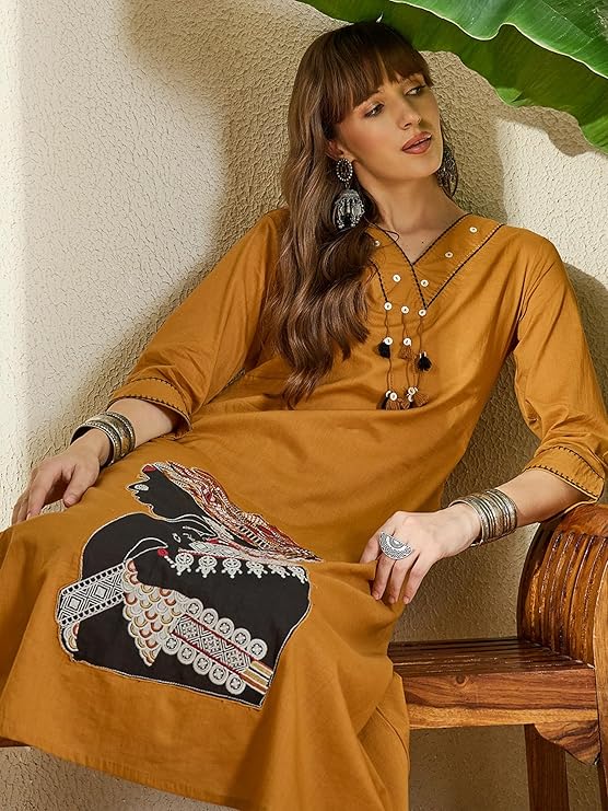 INDO ERA Women's Embroidered Anarkali Kurta Pant Set with Dupatta | Co Ord Set For Women Stylish