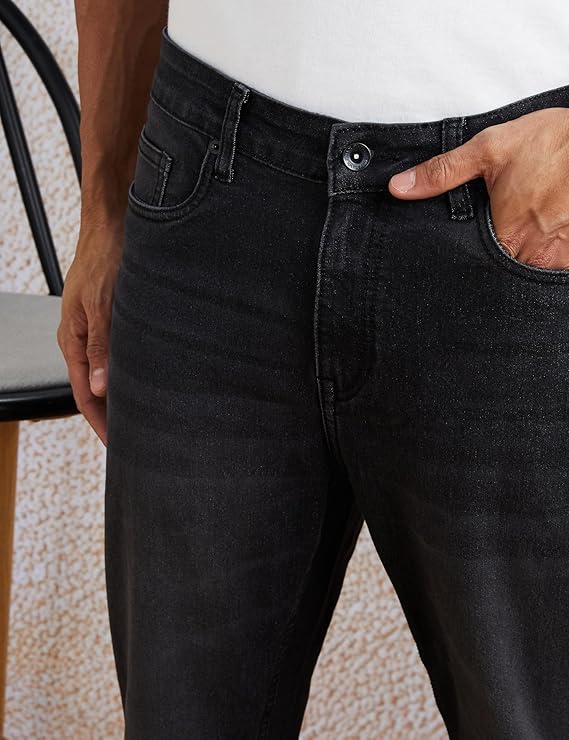 Amazon Brand - Symbol Men Cotton Rich Stretchable Regular Fit Jeans | Casual Denim - Image 3