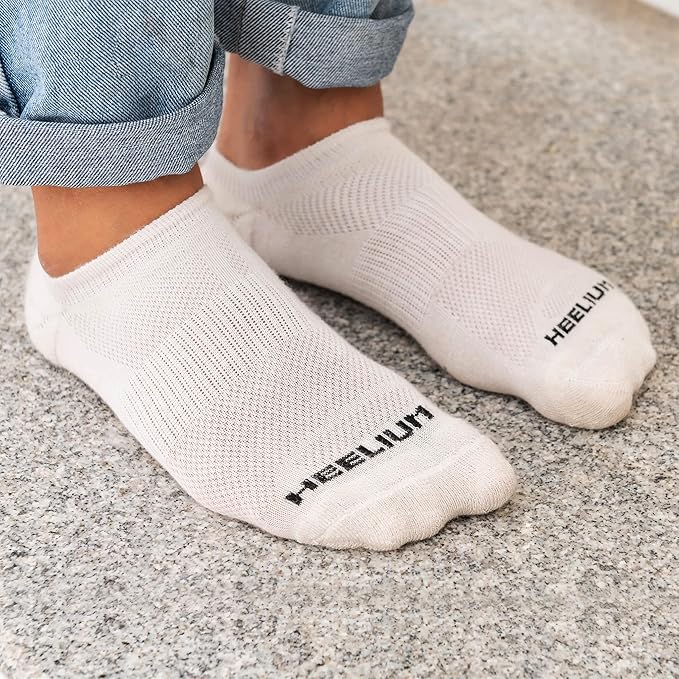 HEELIUM Bamboo Ankle Socks for Men & Women | Ultra-Soft, Odour-Free, Thin & Breathable | 3X Softer than Cotton | Sizes - M (UK 4-8) & L (UK 9-13) - Image 7