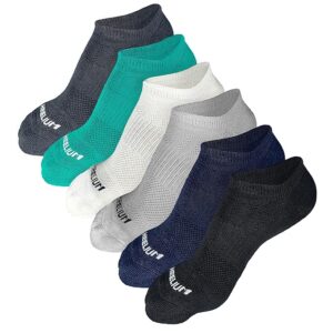 HEELIUM Bamboo Ankle Socks for Men & Women | Ultra-Soft, Odour-Free, Thin & Breathable | 3X Softer than Cotton | Sizes - M (UK 4-8) & L (UK 9-13)