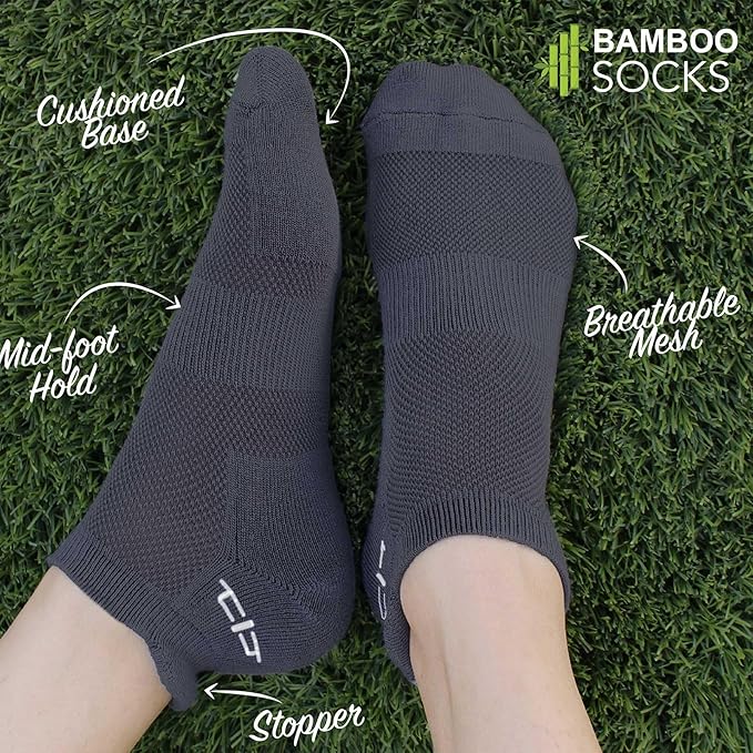 HEELIUM Bamboo Ankle Socks for Men & Women | Ultra-Soft, Odour-Free, Thin & Breathable | 3X Softer than Cotton | Sizes - M (UK 4-8) & L (UK 9-13) - Image 6