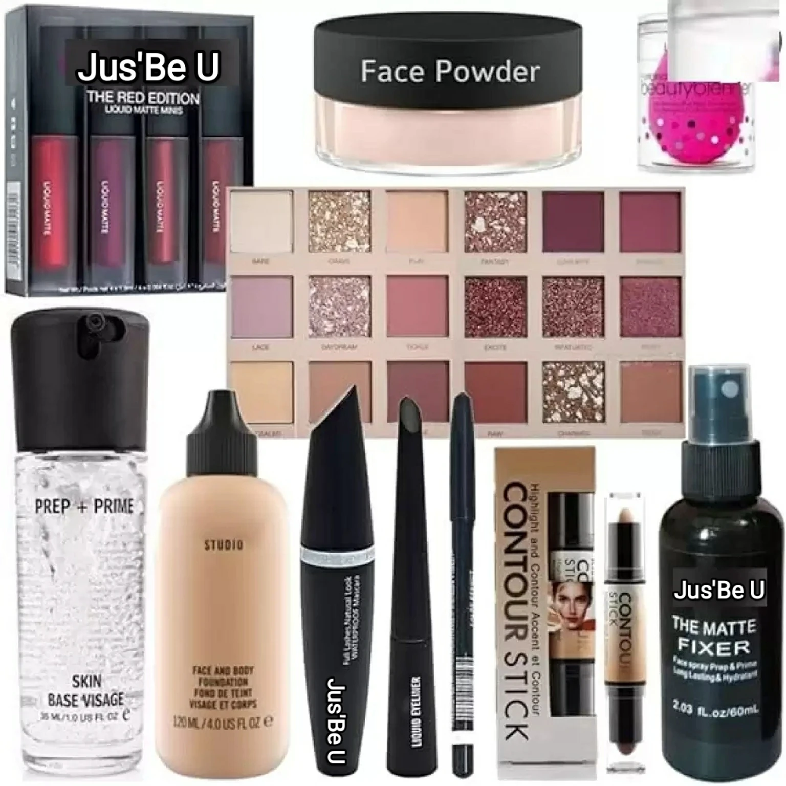 Jus’Be U Combo For Girls And Women Full Set With All Products Daily Use Pack Of 14 (14 Items in the set)