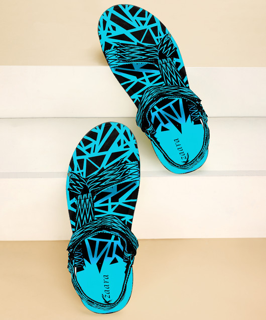 APVM Men Sandal (Blue , 9)